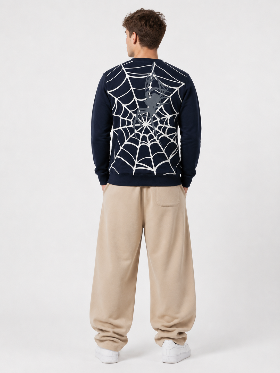 Midnight Navy “STRONGER” 320 GSM Cotton Sweatshirt