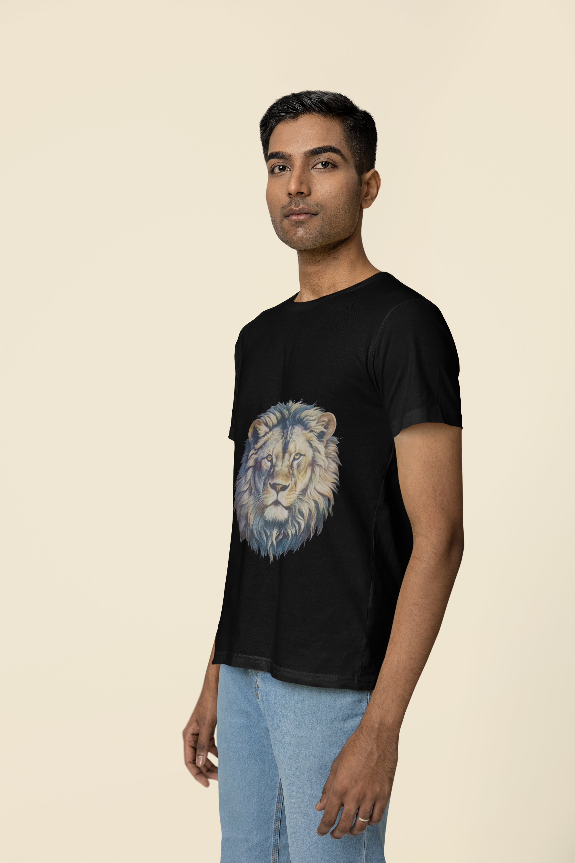 Avenster Radium-Printed Animal Print T-shirt that Glows in the Dark