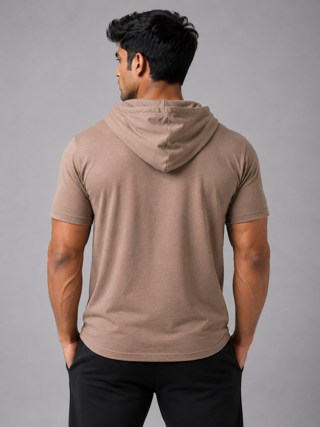 Earth Tone Heavyweight Half Sleeve Hoodie(SET OF 4)