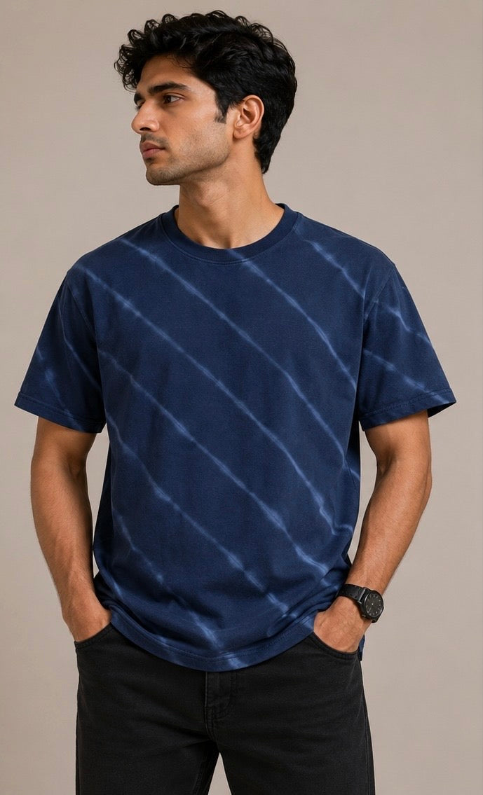 Midnight Tide Acid Wash Tee(set of 4)