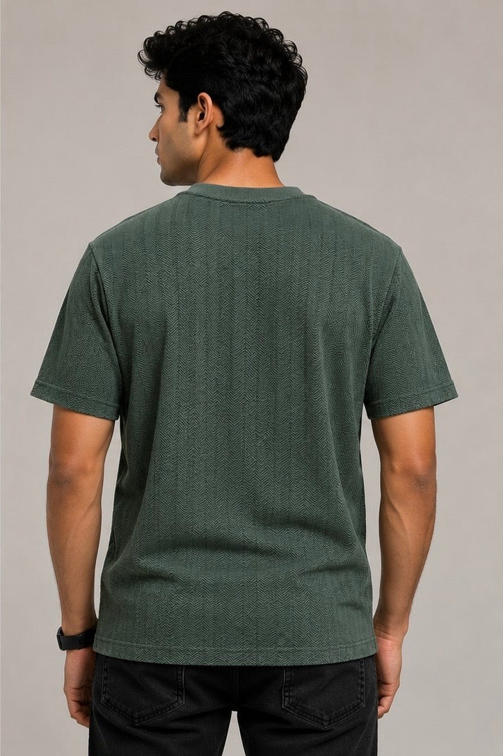 Evergreen Weave Designer Tee(SET OF 4)