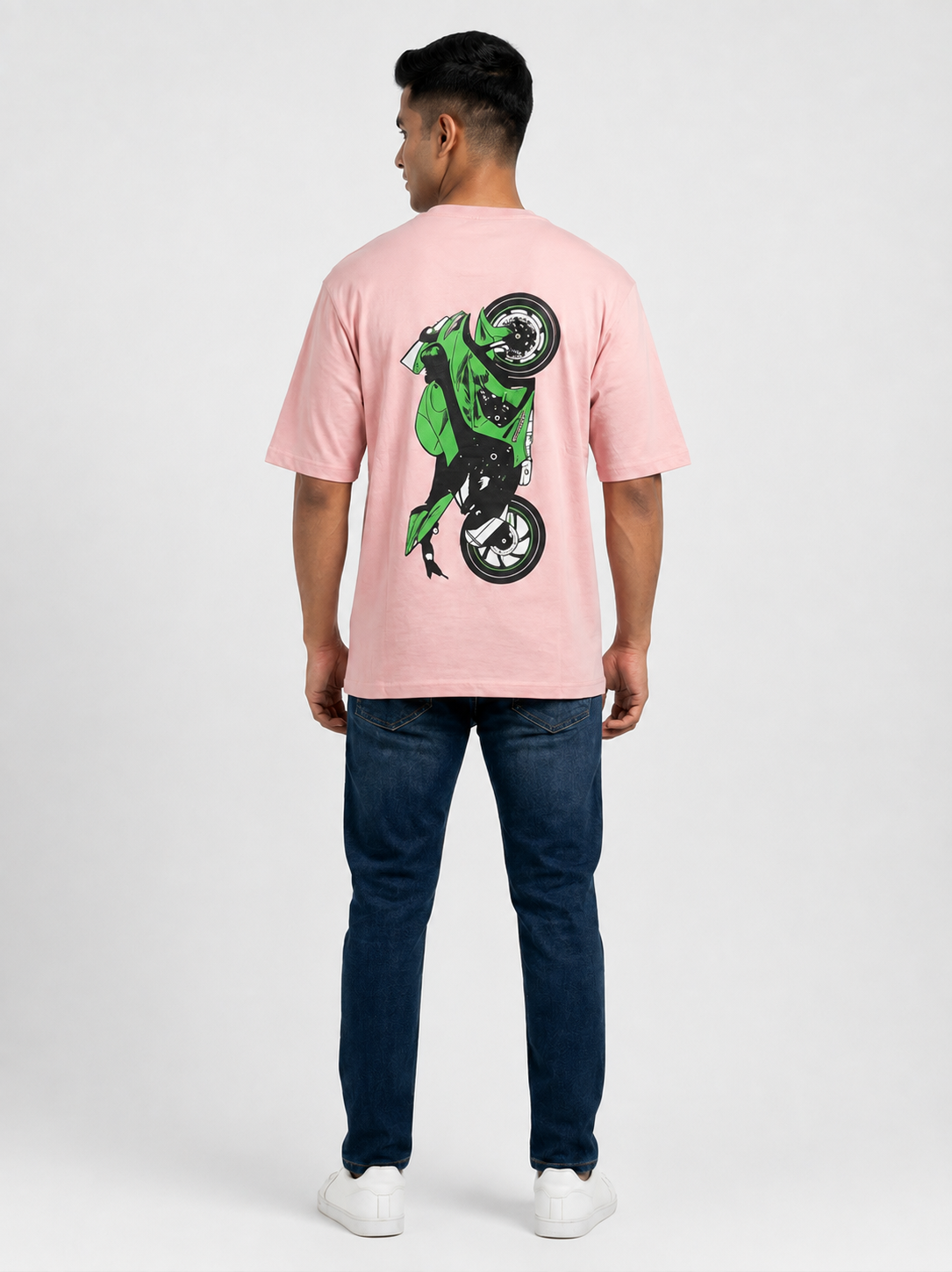 Wheelie Rush Premium Oversized T-Shirt(SET OF 4)
