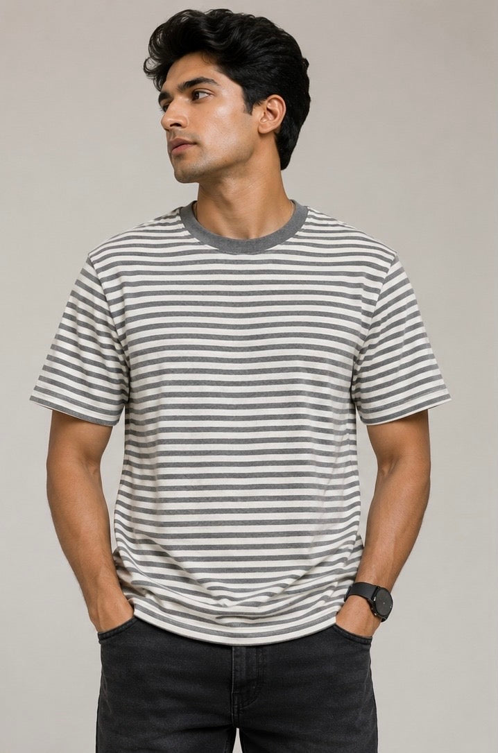Coastal Stripe Designer Tee(SET OF 4)