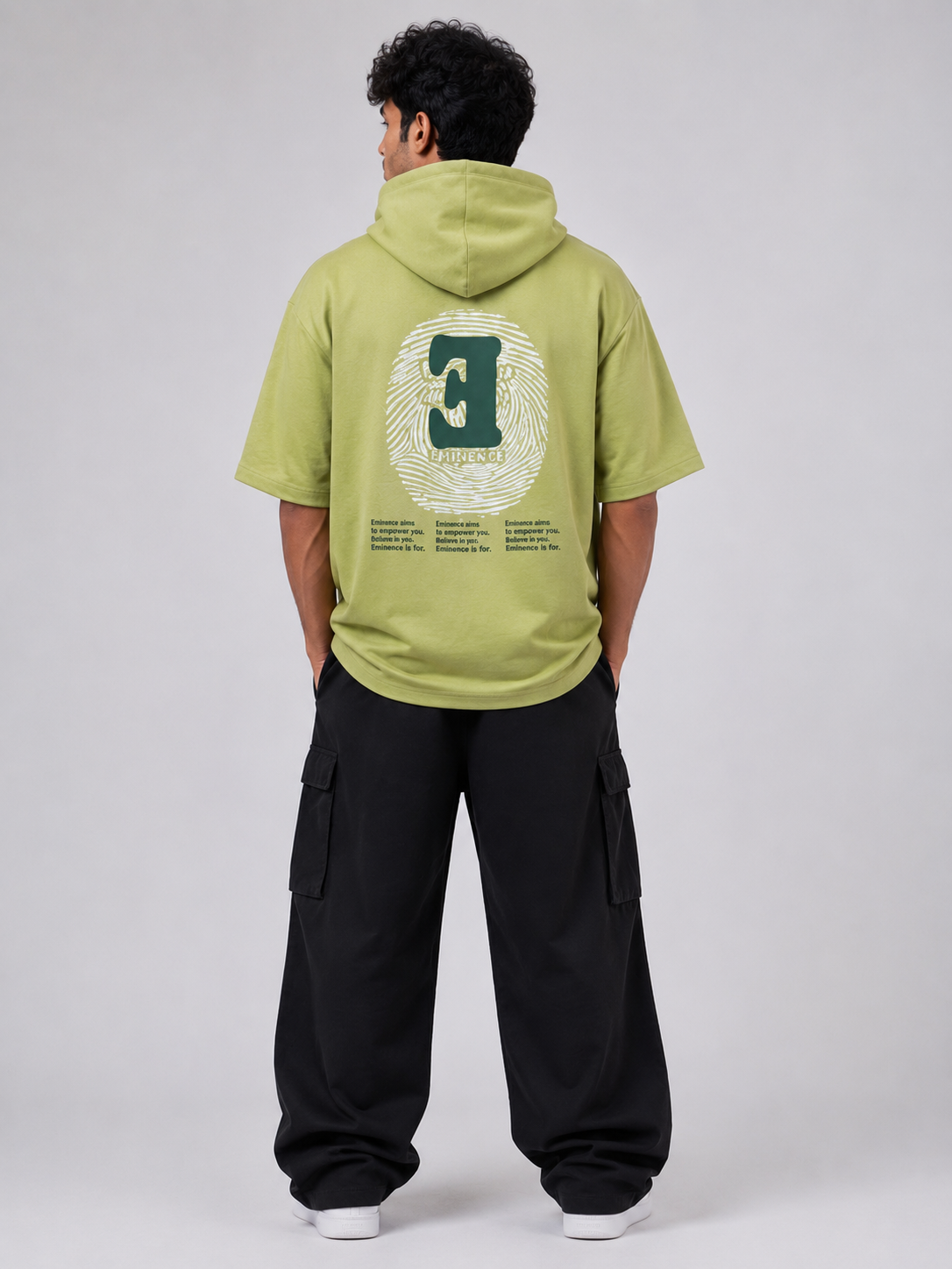 Olive Crest Heavyweight Half Sleeve Hoodie(SET OF 4)