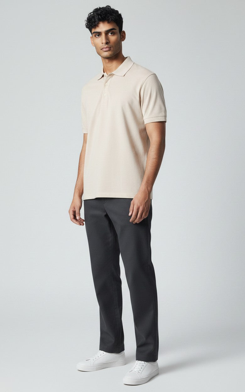 Ivory Classic Cotton Polo(SET OF 4)