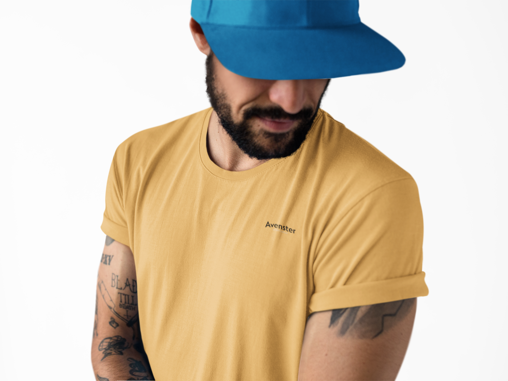 Avenster Light Brown Unisex Solid Cotton Crew Neck T-shirt (No Print or Logo)