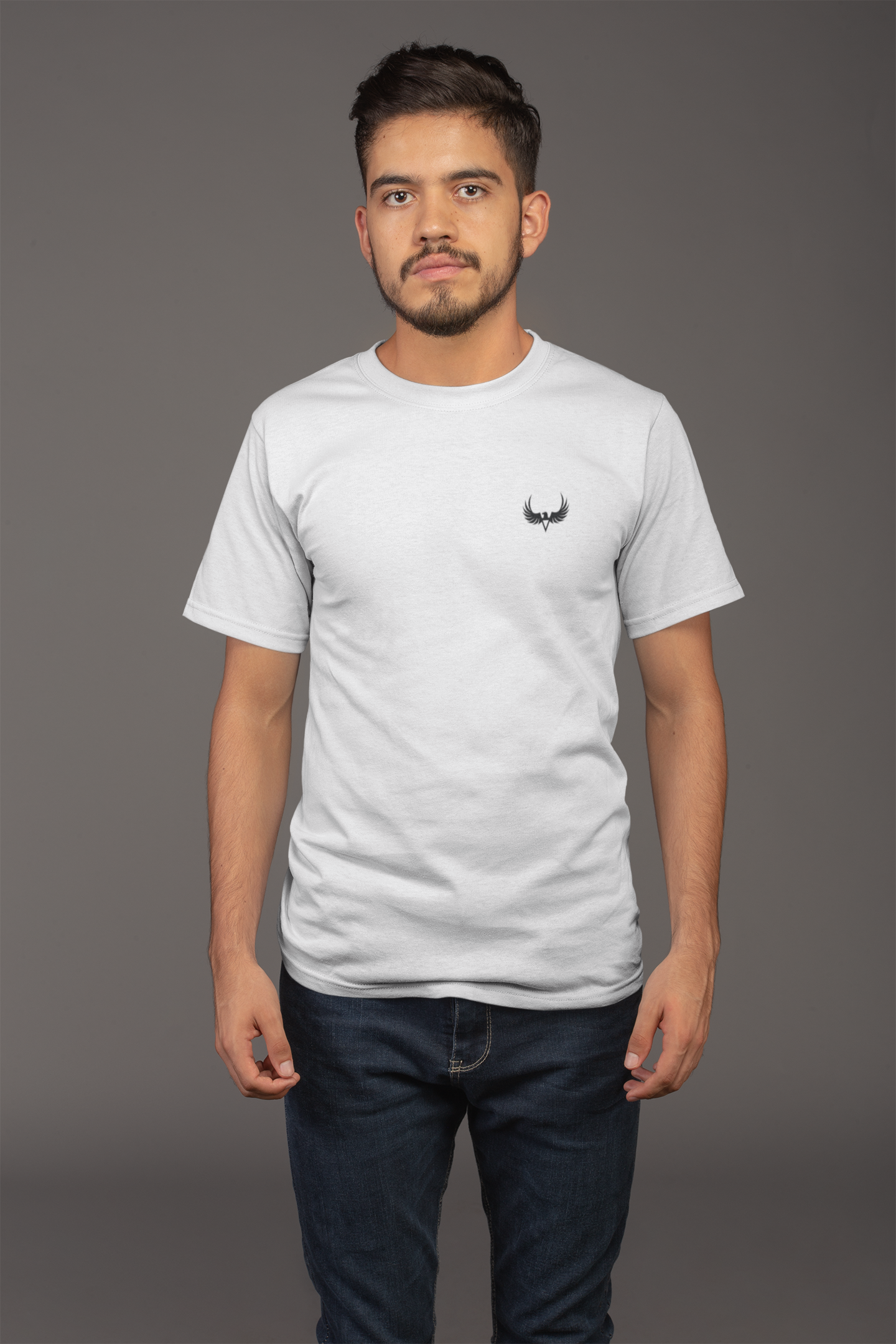 Avenster White T-shirt with Cartoon Graphic Design