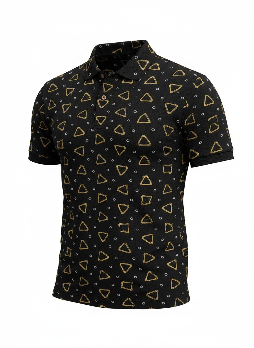 Onyx Vector AOP Polo(SET OF 4)