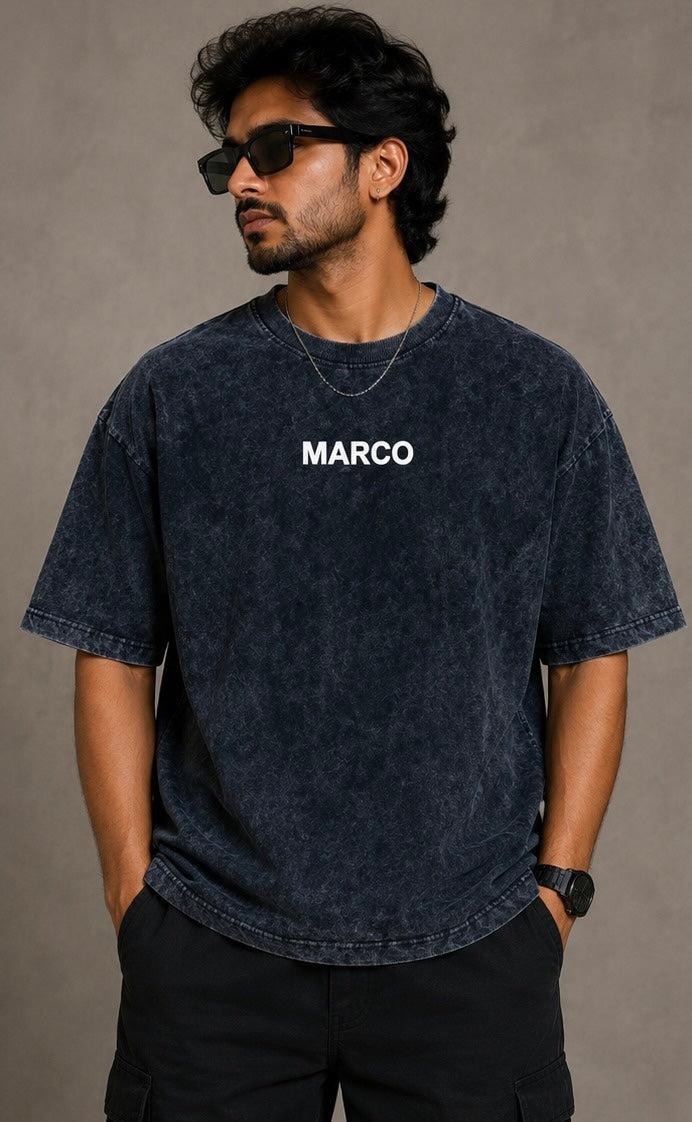 Obsidian Acid Wash Tee(SET OF 4)