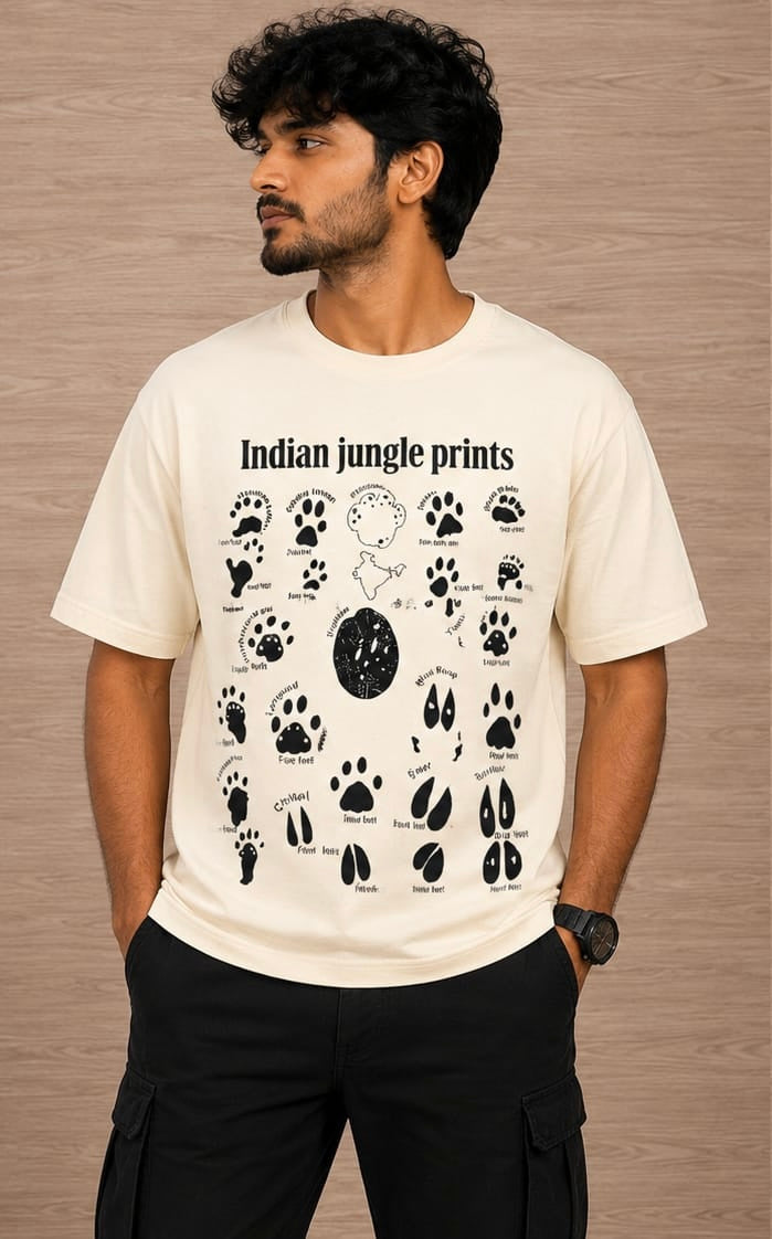 Wild Trails Graphic Oversized T-Shirt(SET OF 4)