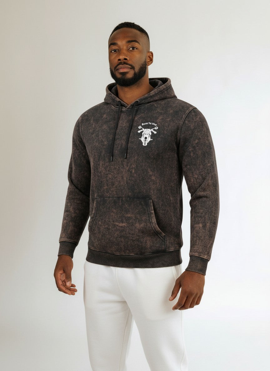 Classic Rider Acid Wash Hoodie(SET OF 4)