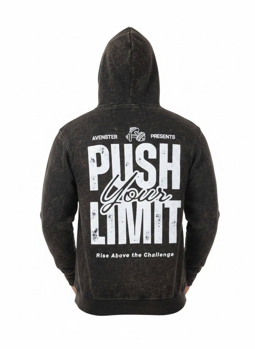 Push Beyond Acid Wash Hoodie(SET OF 4)