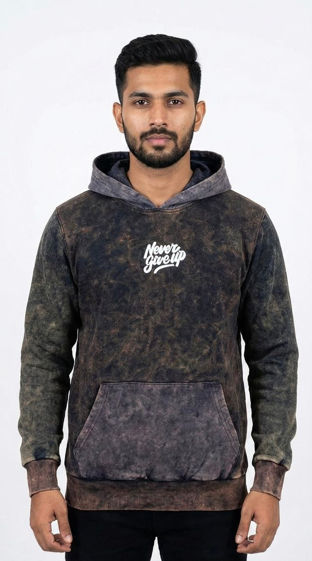 Never Quit Acid Wash Hoodie(SET OF 4)