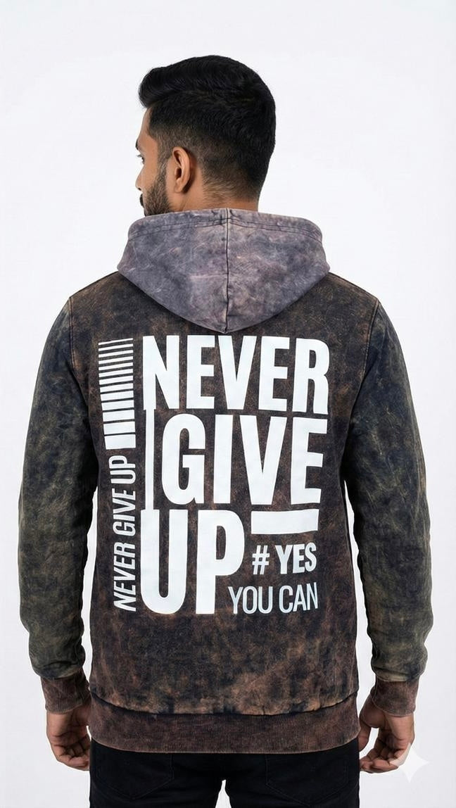 Never Quit Acid Wash Hoodie(SET OF 4)