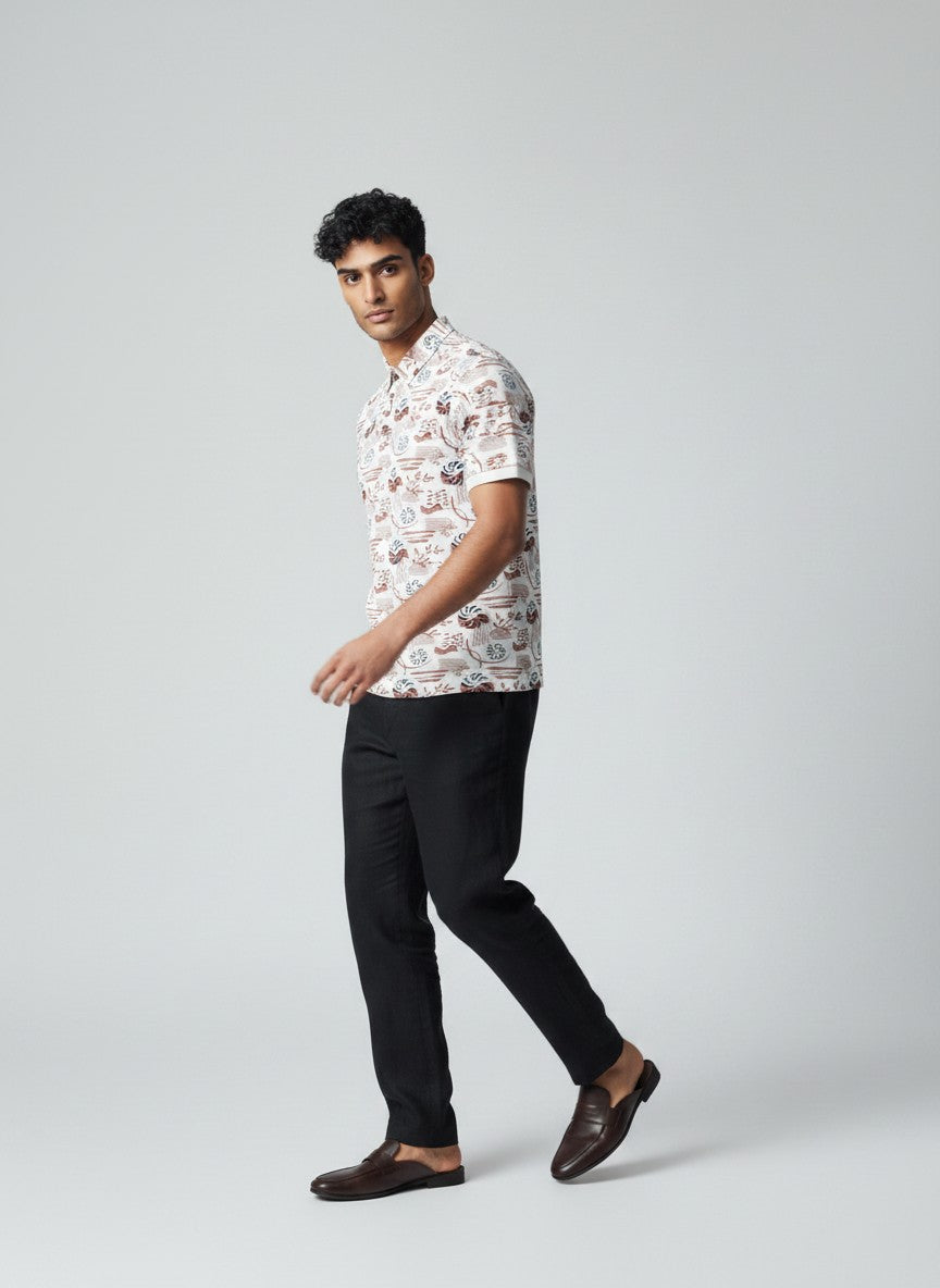 Desert Dune AOP Polo T-Shirt( SET OF 4)