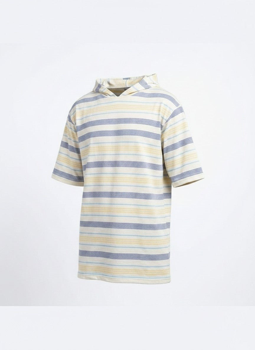 Coastal Stripe Heavyweight Half Sleeve Hoodie(SET OF 4)