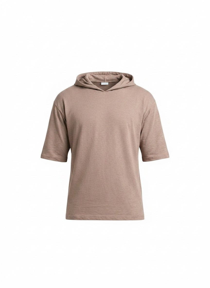 Earth Tone Heavyweight Half Sleeve Hoodie(SET OF 4)