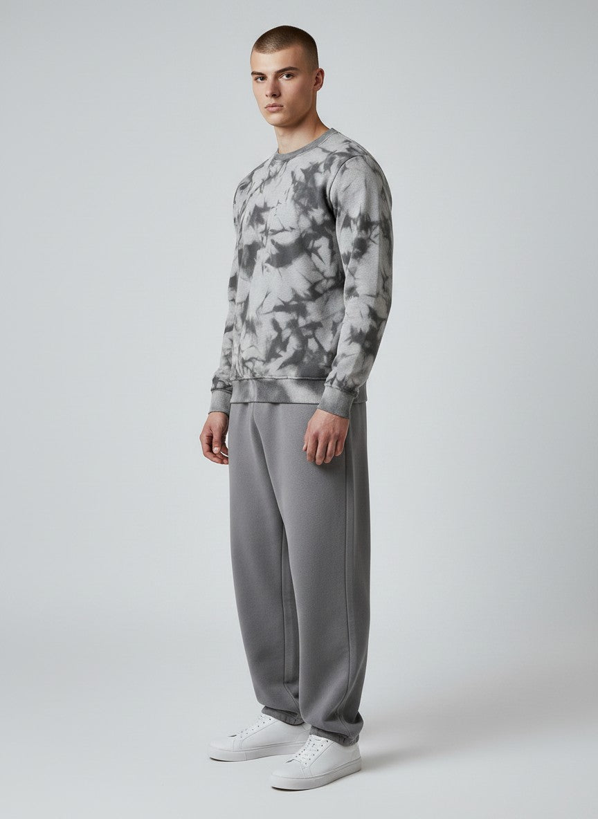 Shadow Tie-Dye – 320 GSM Cotton Sweatshirt