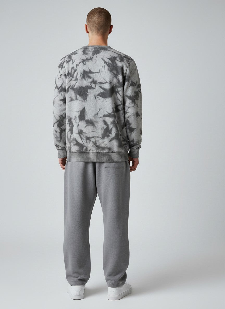 Shadow Tie-Dye – 320 GSM Cotton Sweatshirt