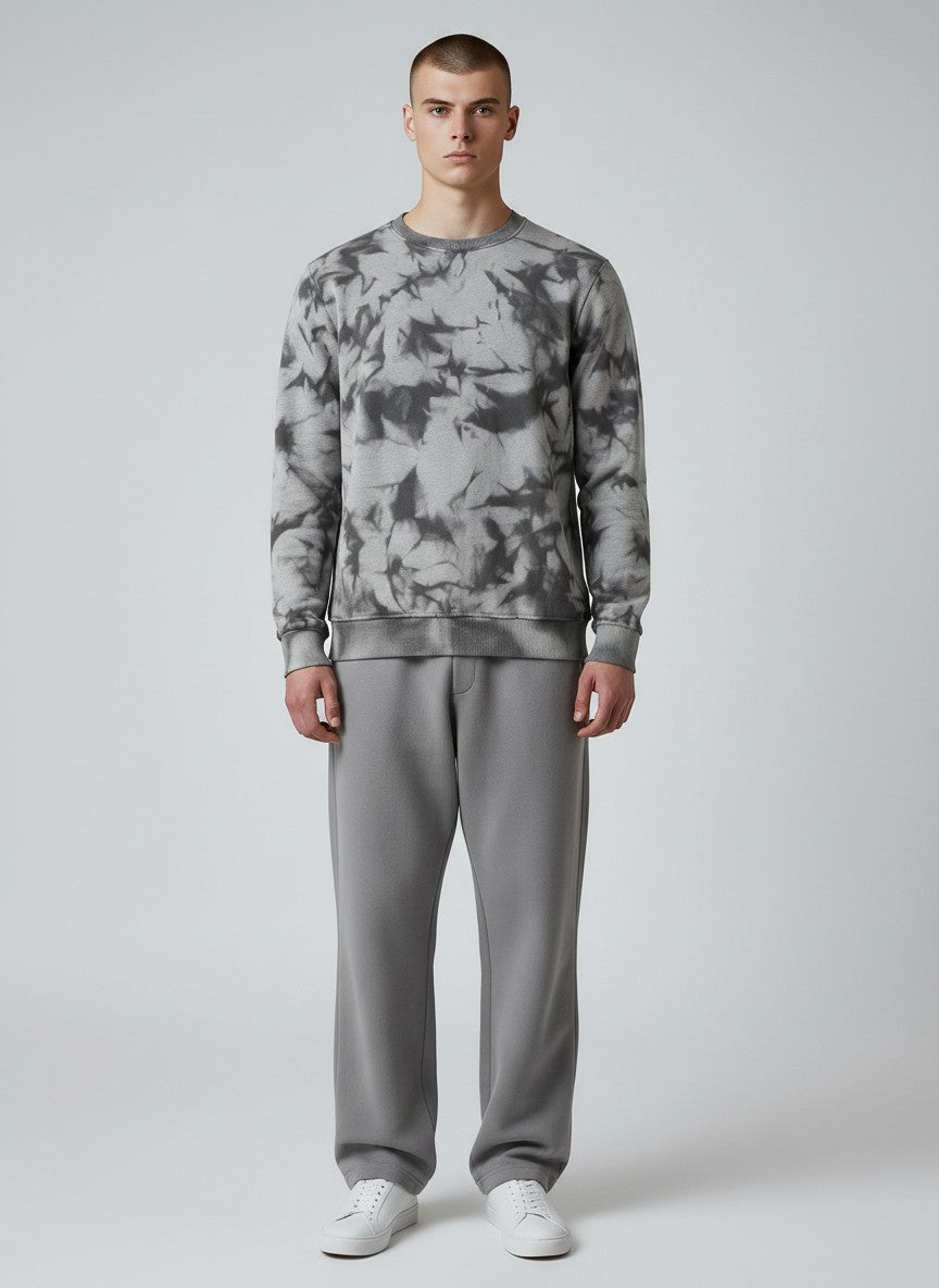 Shadow Tie-Dye – 320 GSM Cotton Sweatshirt