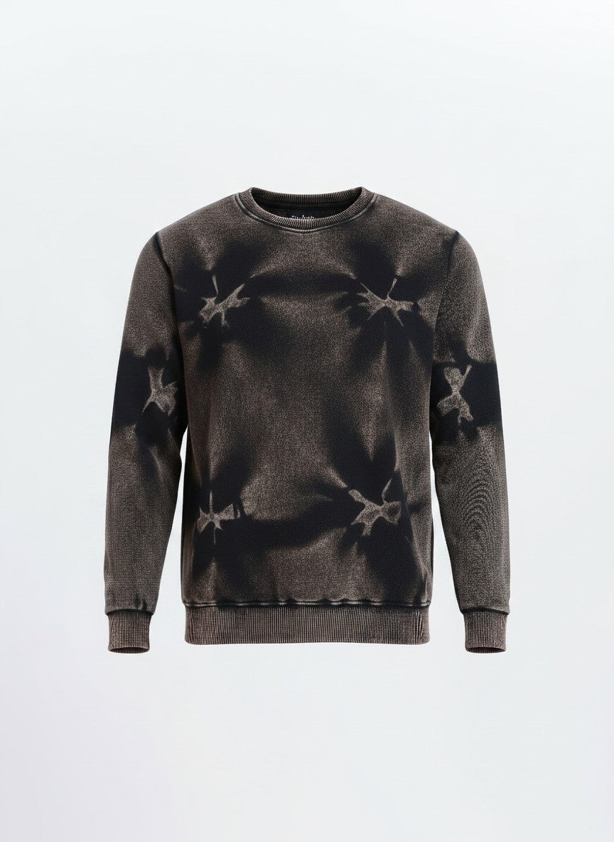 Shadow Starburst – 320 GSM Cotton Sweatshirt