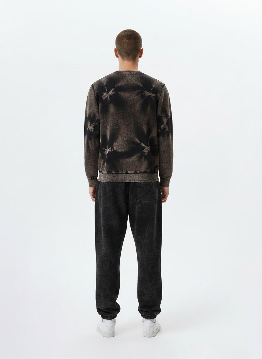 Shadow Starburst – 320 GSM Cotton Sweatshirt