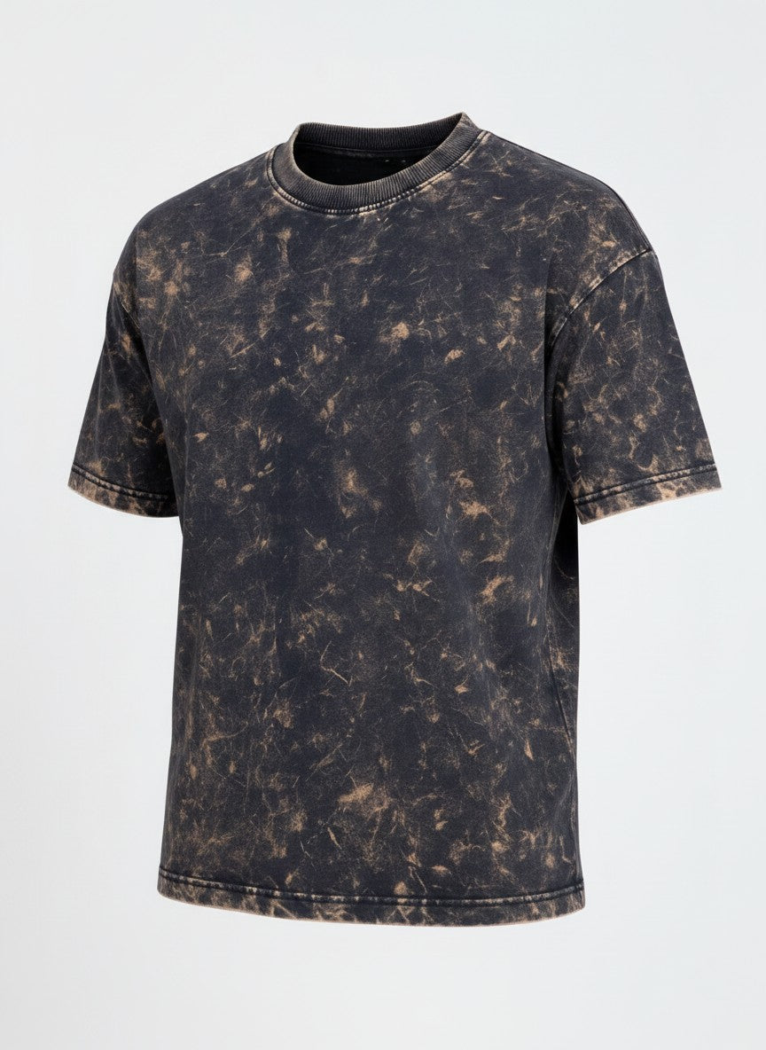 Premium 240 GSM Cotton Acid Wash T-Shirt