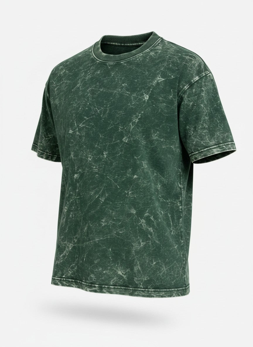 Premium 240 GSM Cotton Acid Wash T-Shirt