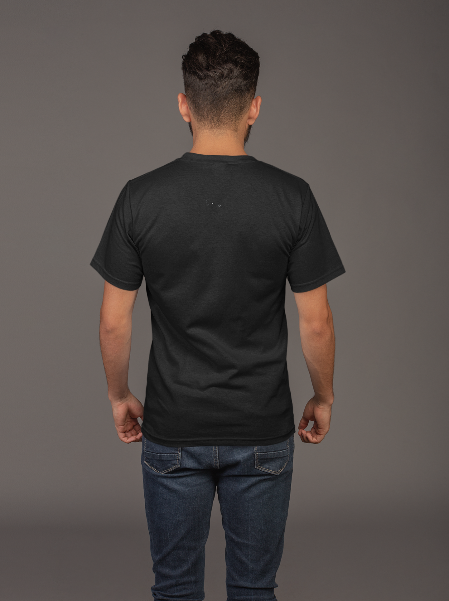Avenster Blacck T-shirt with Skull Print