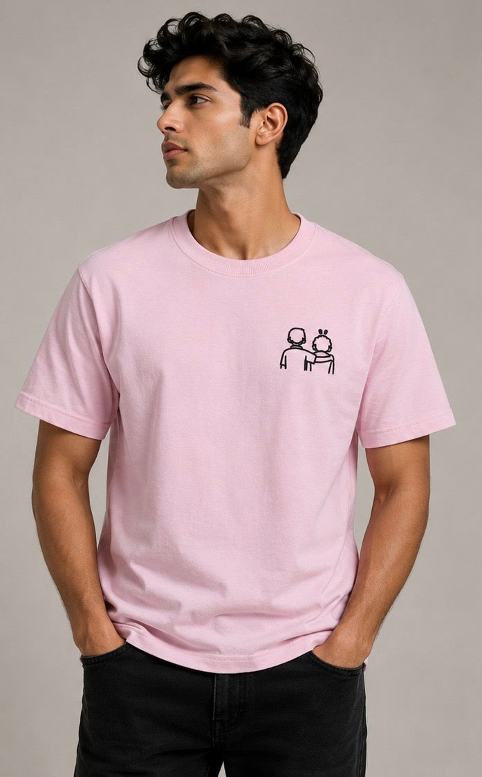 Blush Desi Vibes Oversized Tee(SET OF 4)