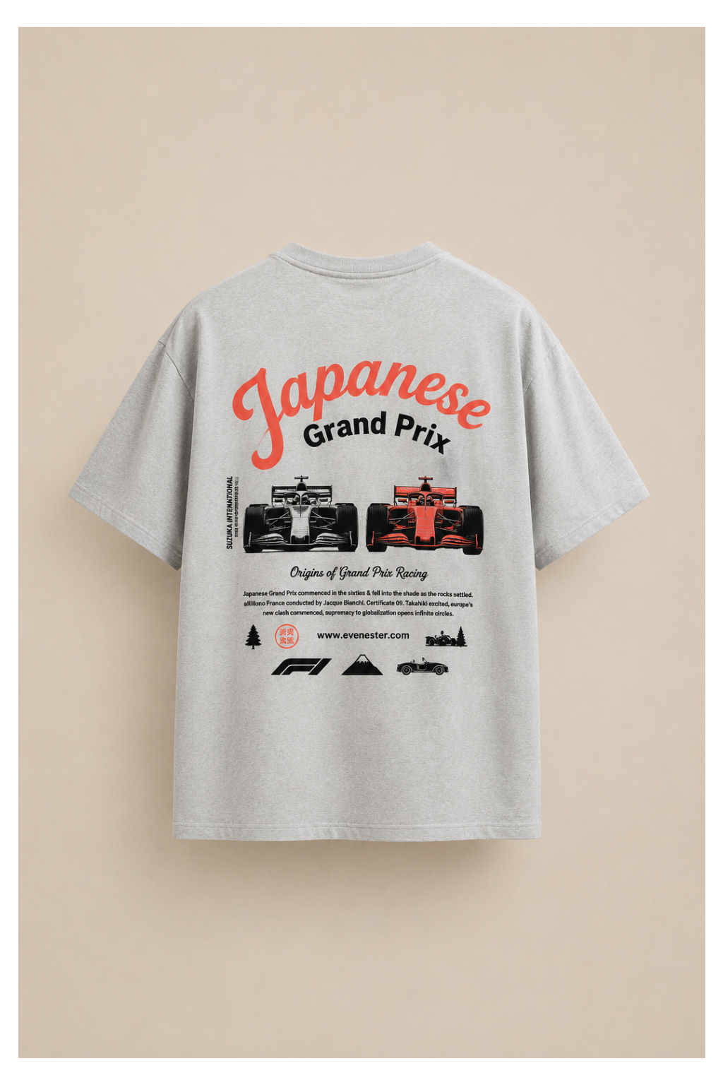 Oversized Car Enthusiast Printed T-Shirt | Premium Streetwear Graphic Tee
