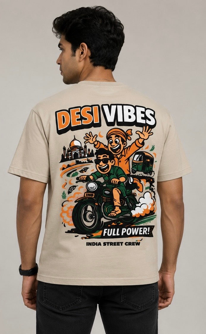 Sandstorm Desi Vibes Oversized Tee(SET OF 4)