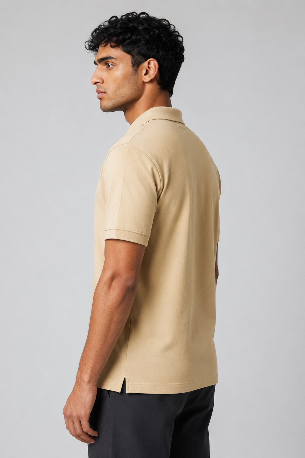 Desert Beige Polo – 220 GSM Premium Mars Fabric Polo(SET OF 4)
