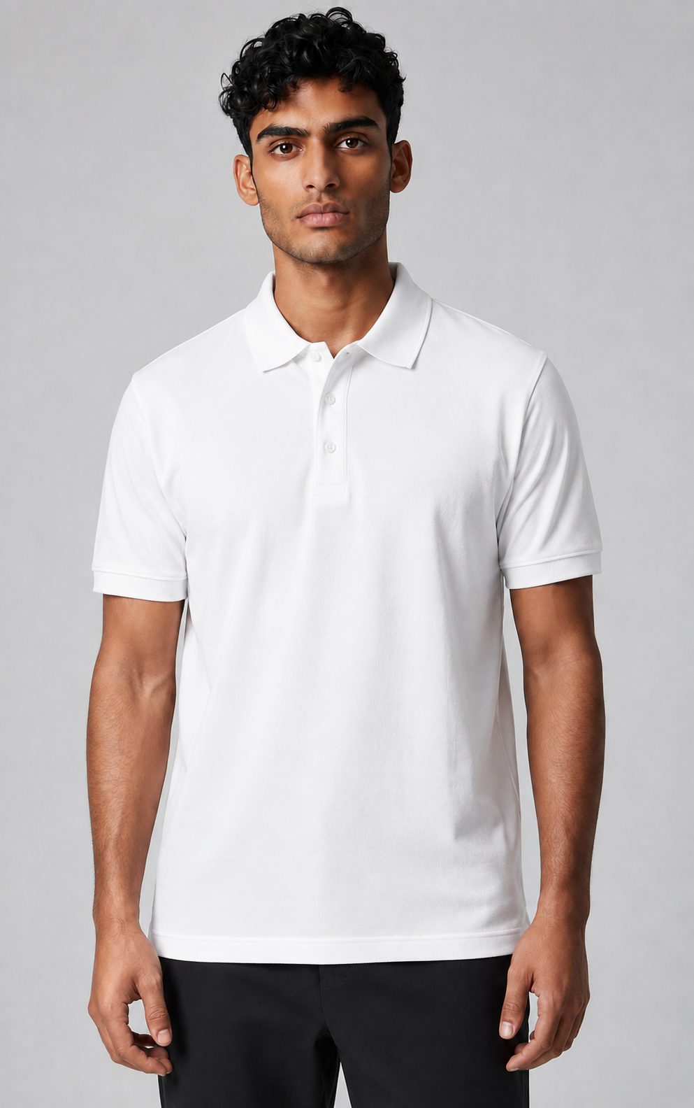 Classic White Polo – 220 GSM Mars Cotton Polo( SET OF 4)