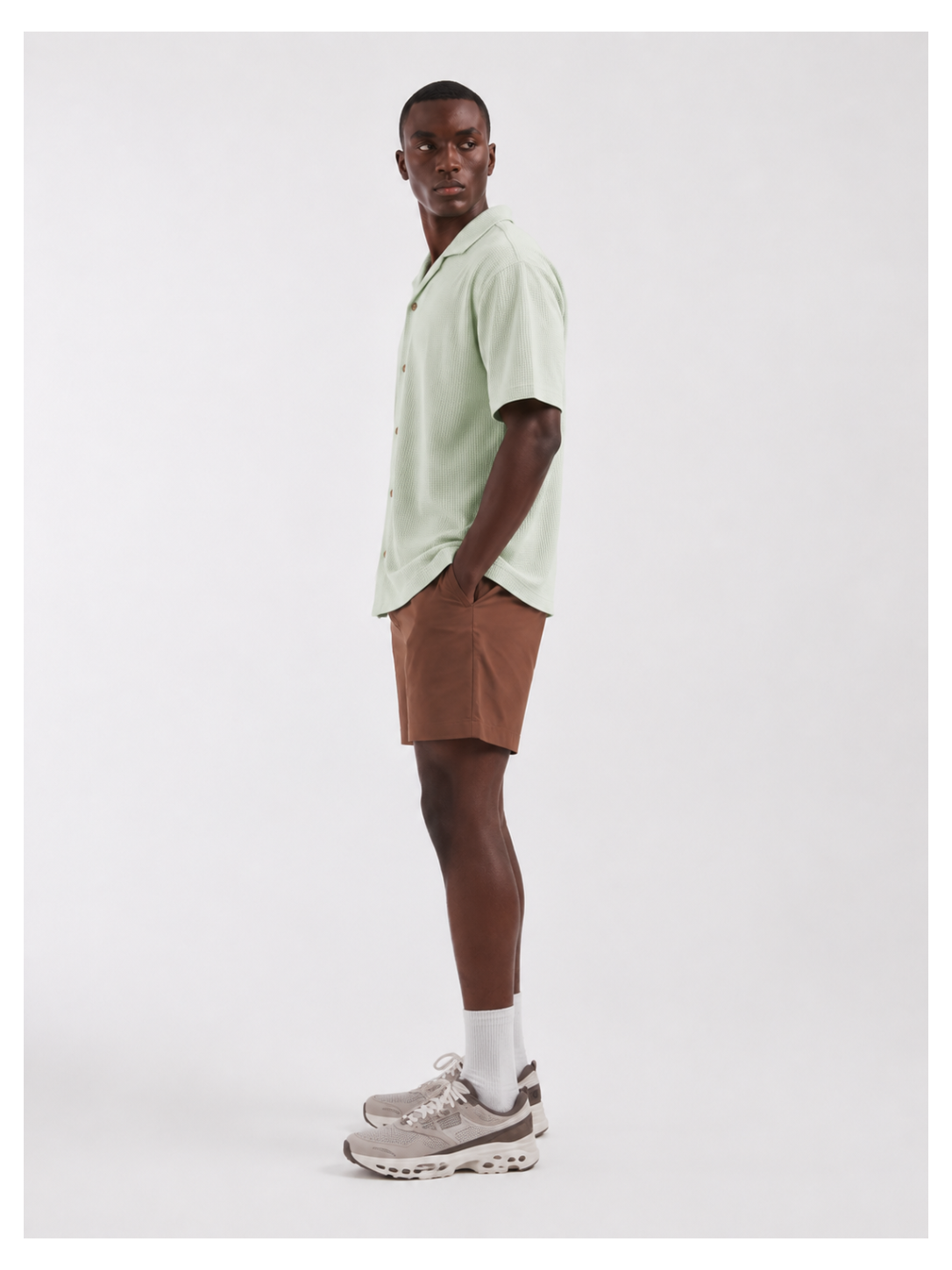 Men's Premium Heavyweight Cotton Cuban Collar Shirt – Mint Breeze