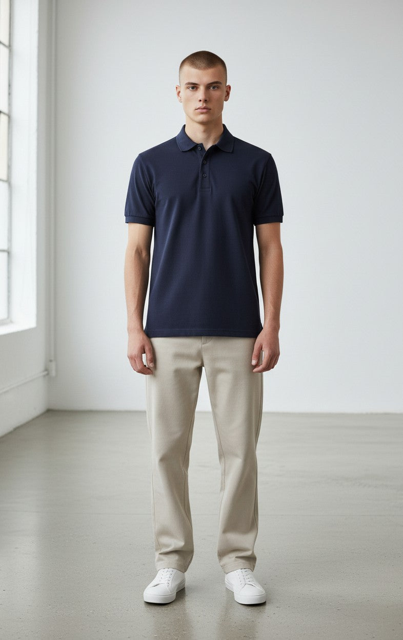Midnight Navy Signature Polo(SET OF 4)