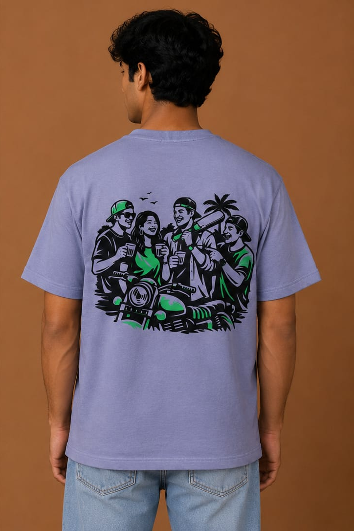 Ride Together Premium Oversized T-Shirt(SET OF 4)