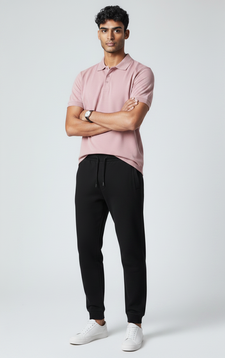 Blush Essence Cotton Polo(SET OF 4)