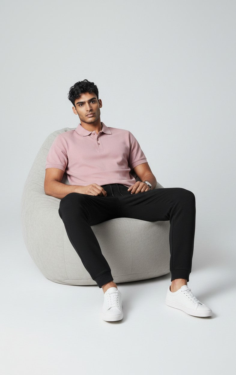 Blush Essence Cotton Polo(SET OF 4)