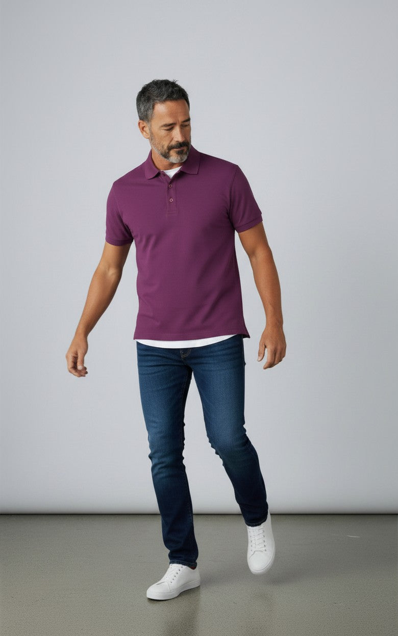 Royal Plum Polo(SET OF 4)