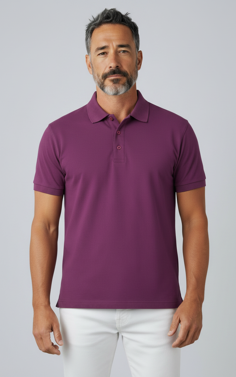Royal Plum Polo(SET OF 4)